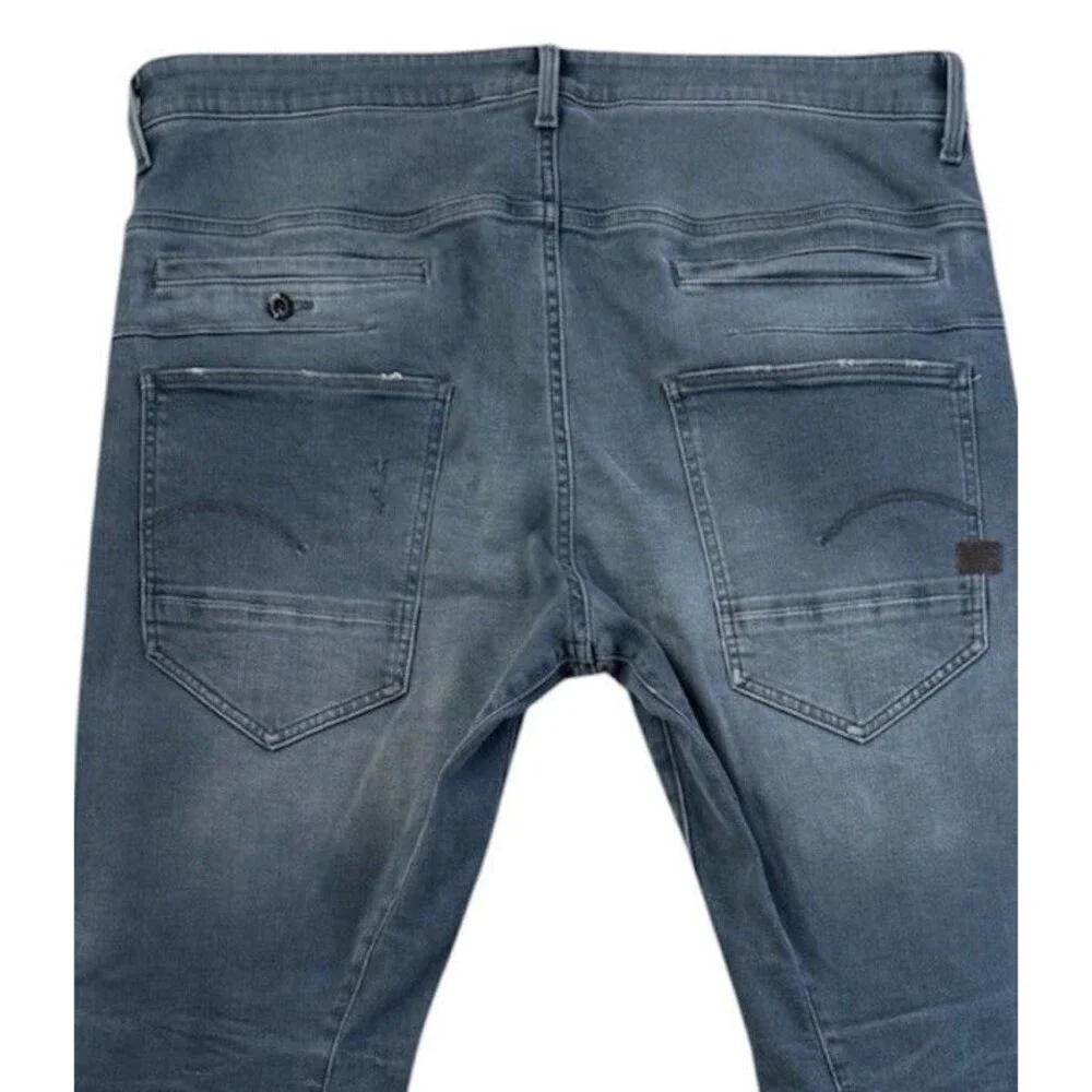G Star Raw D Staq Gray 3D Slim Jeans Men’s Size 40 x 34